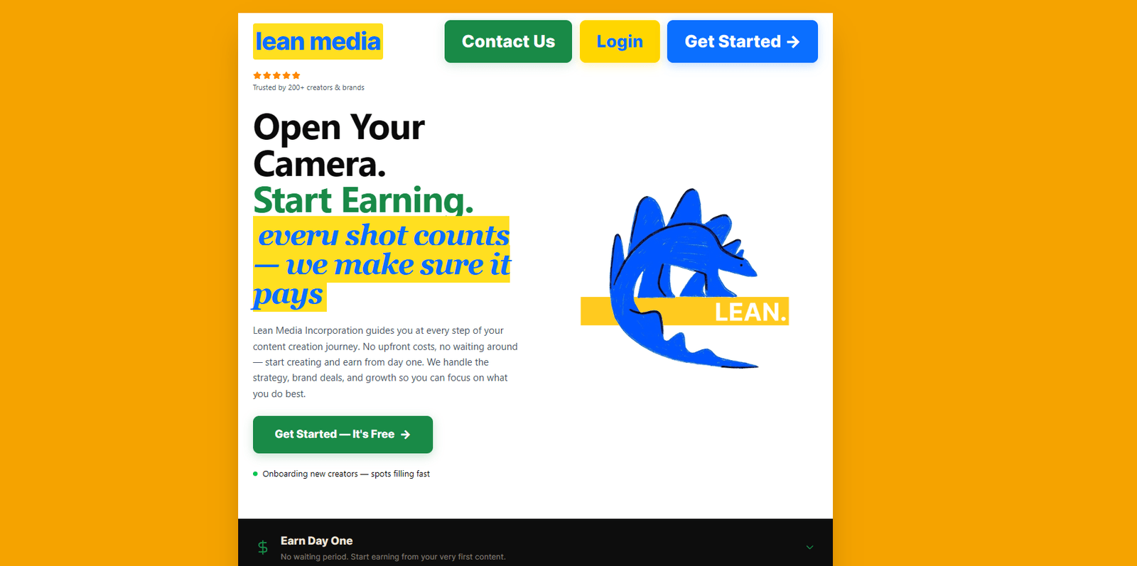LeanMedia campaign command centre with creators, briefs, and deliverable timelines in one view
