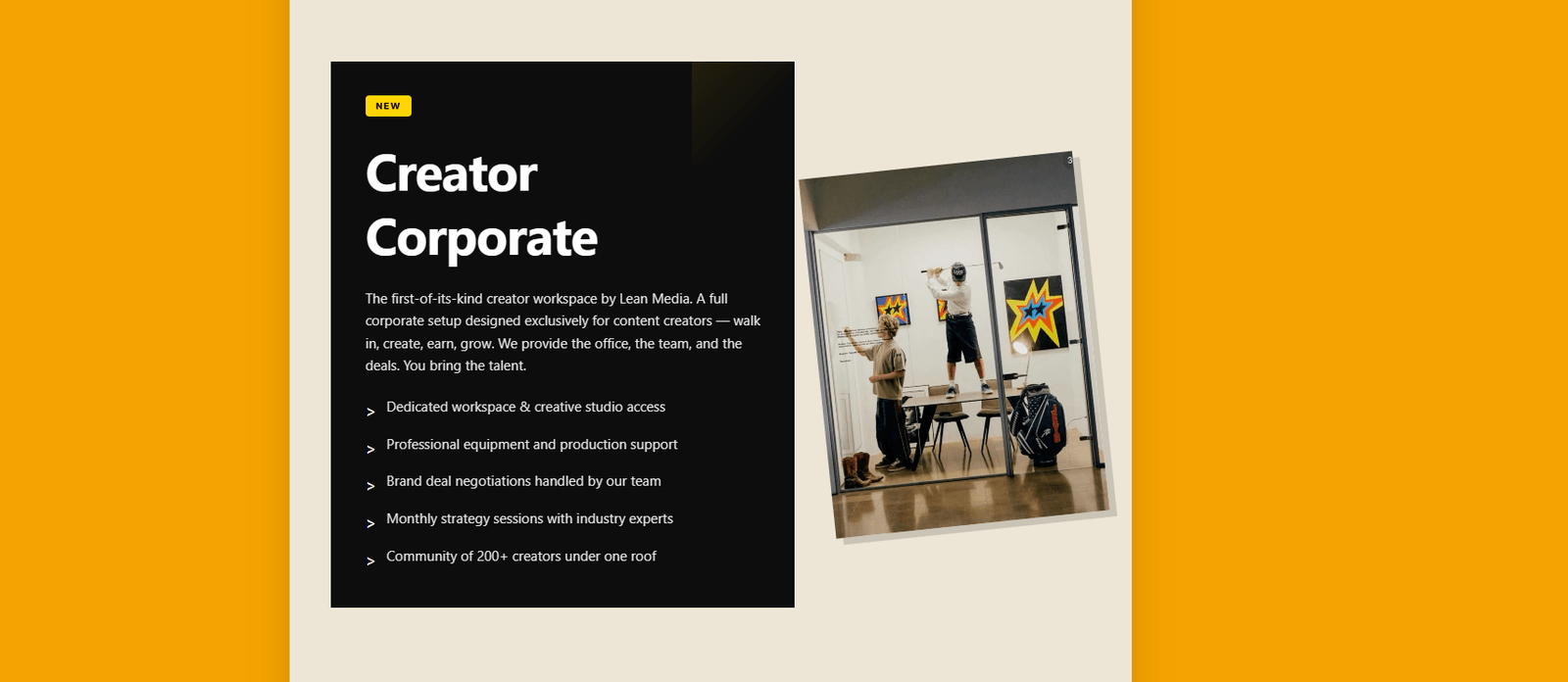 In-house production schedule pairing creators with shoot, edit, and post crews